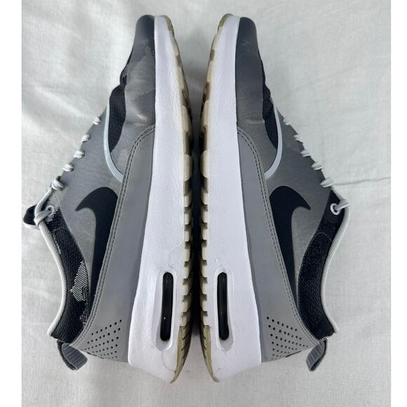 Nike Air Max Thea Women's sz 8 Silver Gray Camo Lightweight Sneaker Running Shoe - Picture 4 of 10